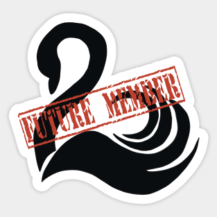 Keeper of the lost cities fan art, future black swan member Sticker